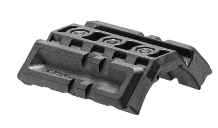 Универсальная двойная планка Пикатинни FAB для М4, полимерная, черная - изображение 1