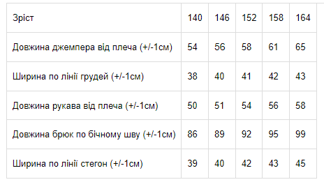 Подростковая пижама для девочки Носи своє 6076-024-33-2 170 см Серая с сердечками (p-4255-97051) (p-4255-97051) - изображение 4