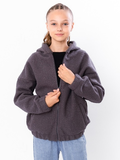 Акція на Підліткова демісезонна куртка для дівчинки Носи своє 6411-130-1 170 см Темно-сіра (p-12379-137695) від Rozetka