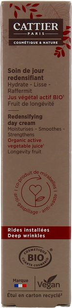 Krem na dzień do twarzy Cattier Paris Organic Redensifying Care 50 ml (3283950925419) - obraz 1