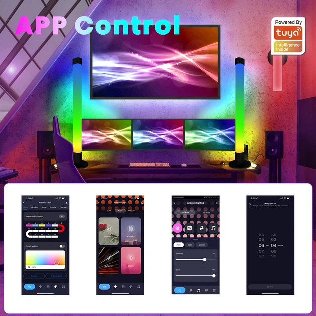 Світлодіодні RGB панелі INSPIRE S006B 80LED - Фото 5 Світлодіодні RGB панелі INSPIRE S006B 80LED - зображення 5