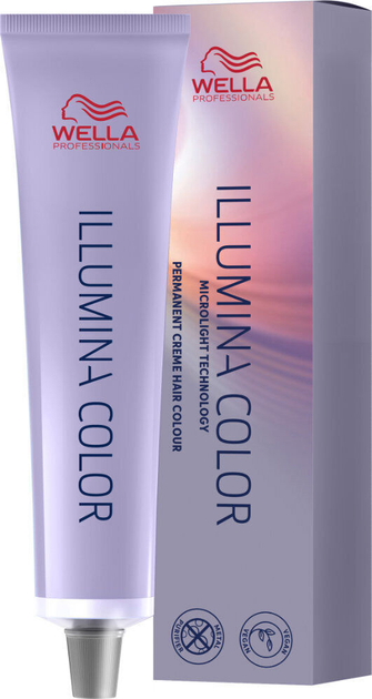 Krem farba do włosów Wella Professional Permanent Illumina Color Microlight Technology Light Gold Pearl Blonde 8.38 60 ml (8005610543475) - obraz 1