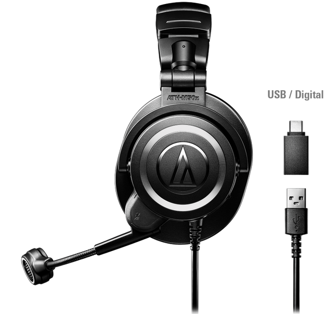 Гарнітура Audio-Technica ATH-M50XSTS-USB - Фото 6 Гарнітура Audio-Technica ATH-M50XSTS-USB - зображення 6