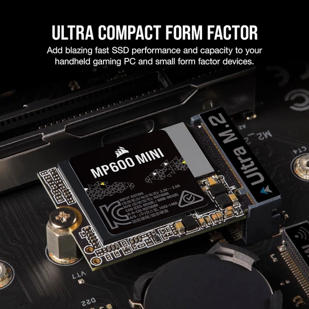 SSD диск Corsair MP600 Mini 1ТБ M.2 2230 NVMe 1.4 PCIe x4 Gen4 up