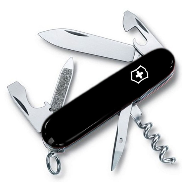 Ніж Victorinox Sportsma 84 мм Чорний (0.3803.3) - зображення 1