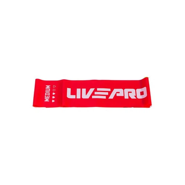 Еспандер LivePro Fitness Band Medium LP8415-M червоний Уні 200х15см (6,8кг) (6951376153675) - Фото 1 Еспандер LivePro Fitness Band Medium LP8415-M червоний Уні 200х15см (6,8кг) (6951376153675) - зображення 1