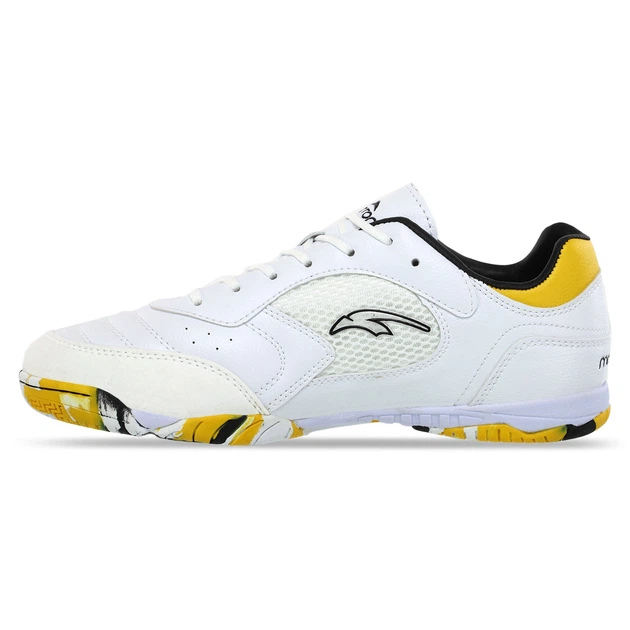 Обувь для футзала мужская Maraton Run 230424-1 размер 42 White-Black-Yellow - Фото 2 Обувь для футзала мужская Maraton Run 230424-1 размер 42 White-Black-Yellow - изображение 2