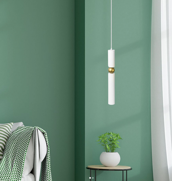 Светильник подвесной MSK Electric Antique белого цвета NL 40500 WH+BN - изображение 2