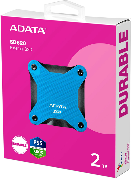 SSD диск Adata SD620 2TB 2.5" USB Type-A 3D NAND TLC Blue (SD620-2TCBL) - зображення 6