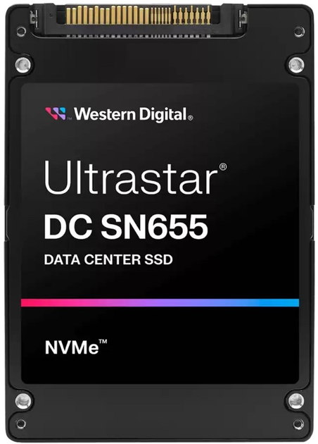 SSD диск Western Digital Ultrastar SN655 WUS5EA138ESP7E3 3.84TB U.3 PCI Express 4.0 3D NAND TLC (0TS2461) - зображення 1