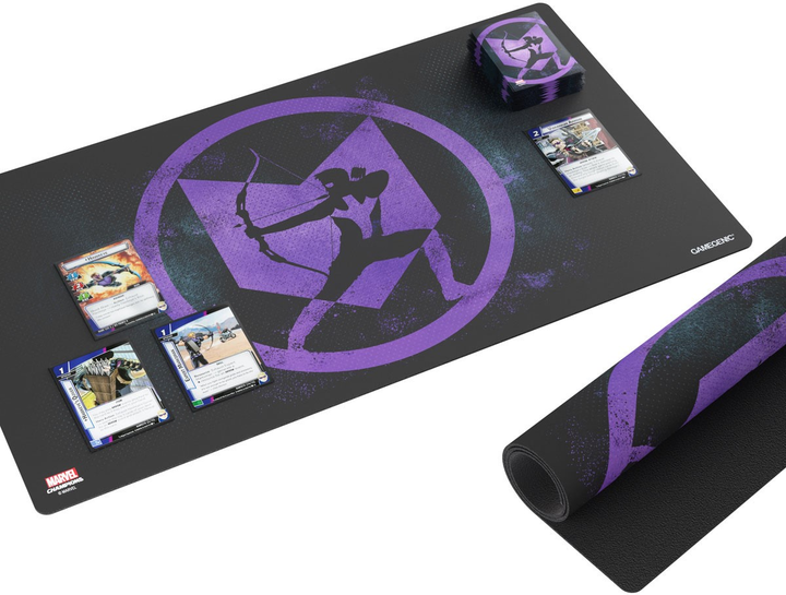 Ігровий килимок Gamegenic Marvel Champions Hawkeye гумовий (4251715412596) - зображення 3