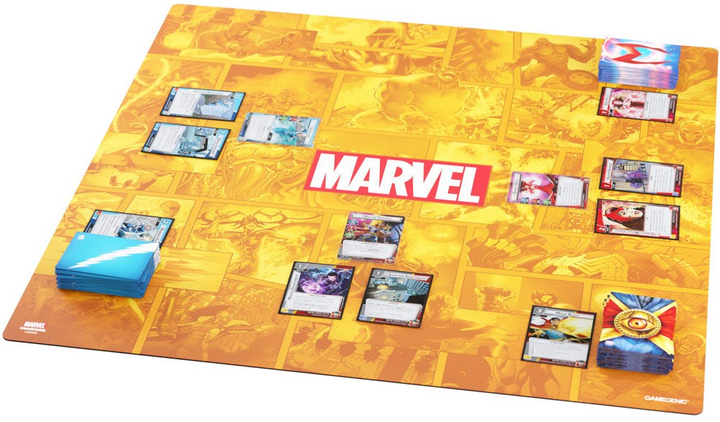 Ігровий килимок Gamegenic Marvel Champions помаранчевий гумовий (4251715412640) - зображення 4