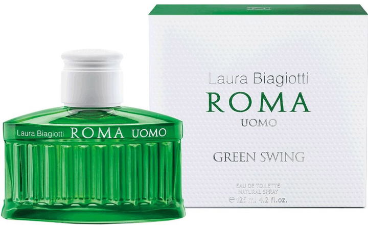 Woda toaletowa męska Laura Biagiotti Roma Uomo Green Swing 125 ml (8058045433736) - obraz 1