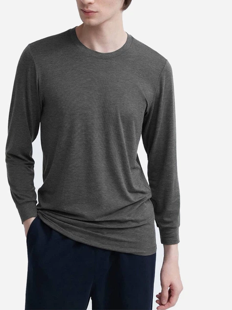 Лонгслив мужской Uniqlo 765520832 2XL Серый (1159801889) - изображение 2