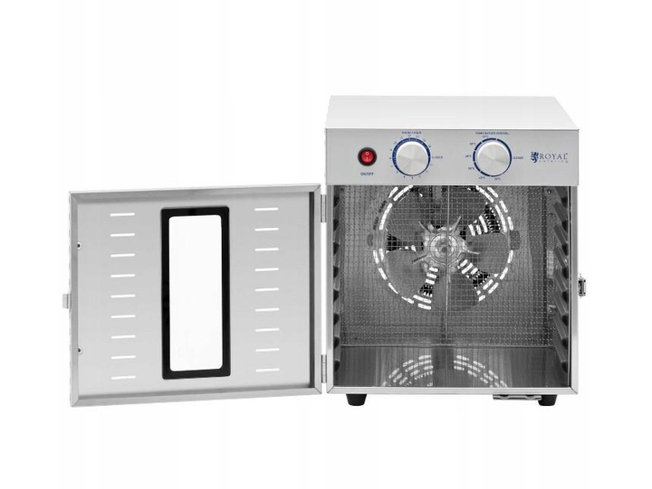 Сушилка для пищевых продуктов дегидратор Royal Catering RCDA-800/23S 800 Вт 8 поддонов - изображение 2
