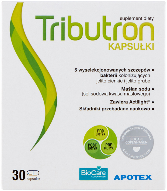 Probiotyk Aurovitas Pharma Tributron 30 caps (5902020661610) - obraz 1