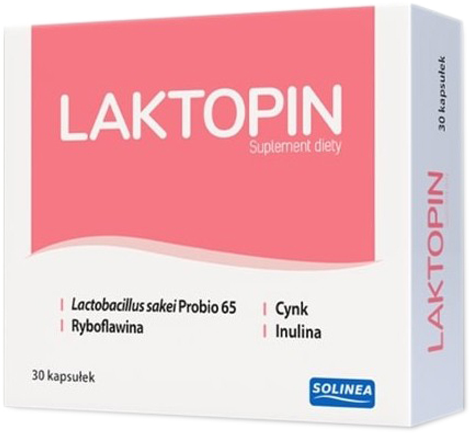 Probiotyk Solinea Laktopin 30 caps (5902768521818) - obraz 1