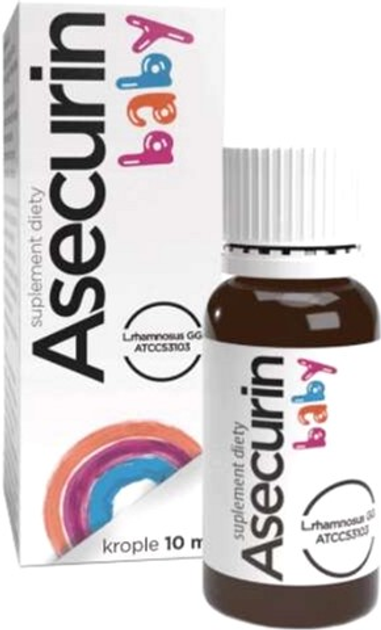 Suplement diety Aflofarm Asecurin Baby 10 ml (5902802703194) - obraz 1
