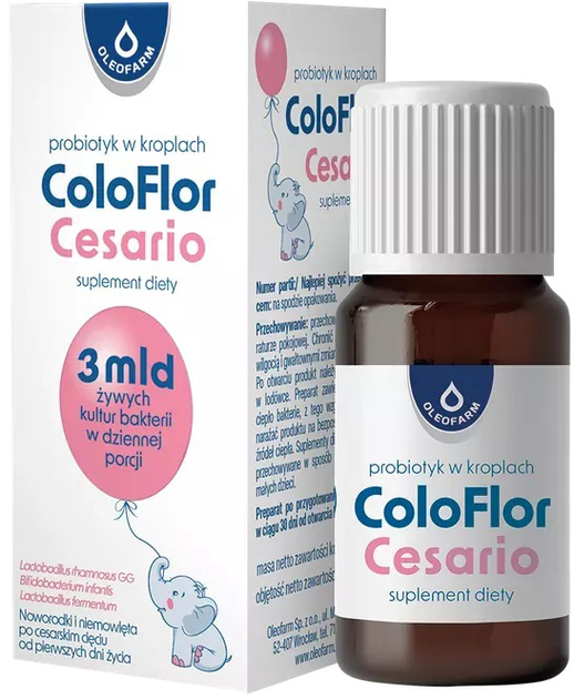 Дієтична добавка Oleofarm ColoFlor Cesario 5 мл (5904960012422) - зображення 1