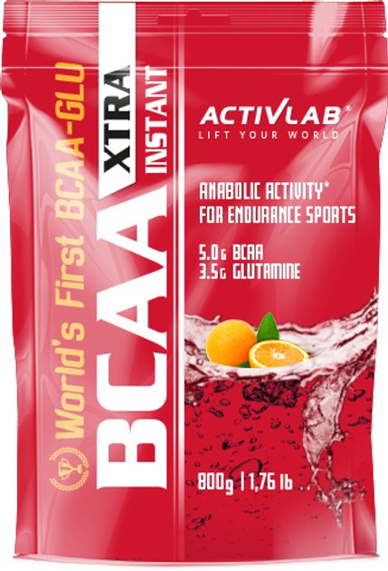 Kompleks aminokwasów Activlab BCAA X-tra Instant Orange 800 g (5903163600665) - obraz 1