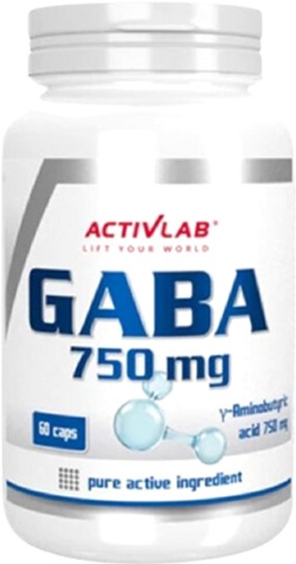 Aminokwas Activlab Gaba 750 Mg 60 caps (5907368816159) - obraz 1