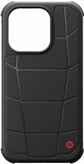 Etui plecki CLCKR Force Magsafe do Apple iPhone 15 Pro Black/Red (4251993301407) - obraz 1
