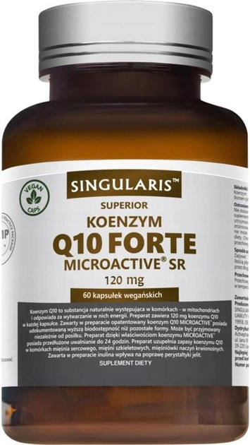 Koenzym Q10 Singularis Forte Microactive 60 caps (5903263262947) - obraz 1