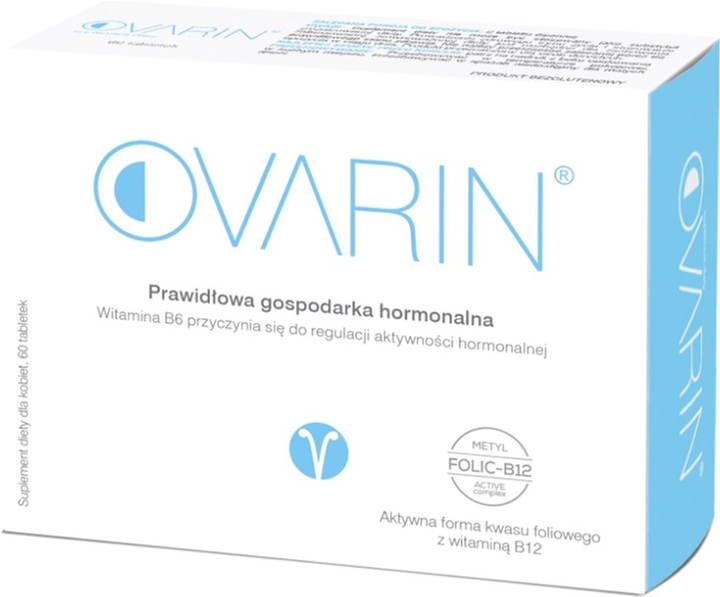 Вітамінний комплекс Verco Ovarin 60 таблеток (5907572580174) - зображення 1