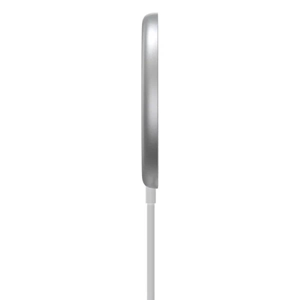 Бездротовий зарядний пристрій Baseus Simple Mini Magnetic Wireless Charger с технологією Qi 15W (WXJK-F02) White - изображение 5