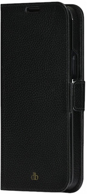 Etui z klapką Dbramante1928 New York do Apple iPhone 14 Pro Night Black (5711428055859) - obraz 2