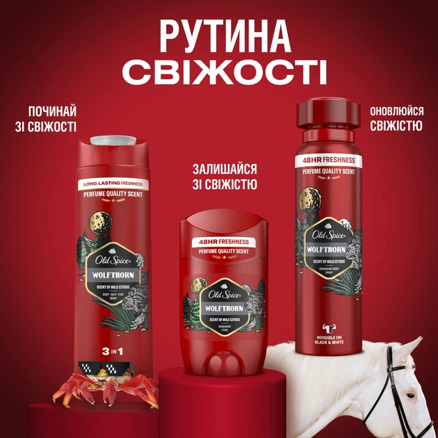 Аэрозольный дезодорант Old Spice Wolfthorn 150 мл (4015600306595