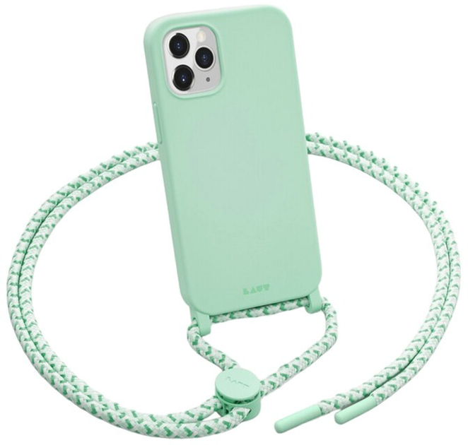 Etui plecki Laut Pastels Necklace do Apple iPhone 12 mini Spearmint (4895206919432) - obraz 1