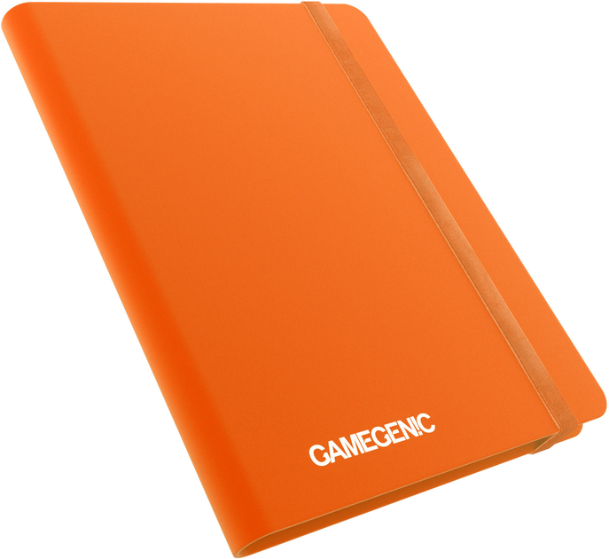 Альбом для карток Gamegenic Casual Album 18-кишень із застібкою на гумці Orange (4251715404393) - зображення 4