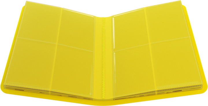 Альбом для карток Gamegenic Casual Album 8-кишень із застібкою на гумці Yellow (4251715404591) - зображення 5