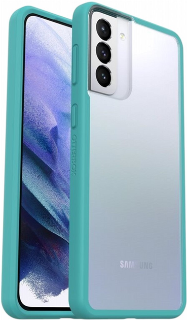 Etui plecki Otterbox React do Samsung Galaxy S21 Plus Transparent/Blue (840104242704) - obraz 2