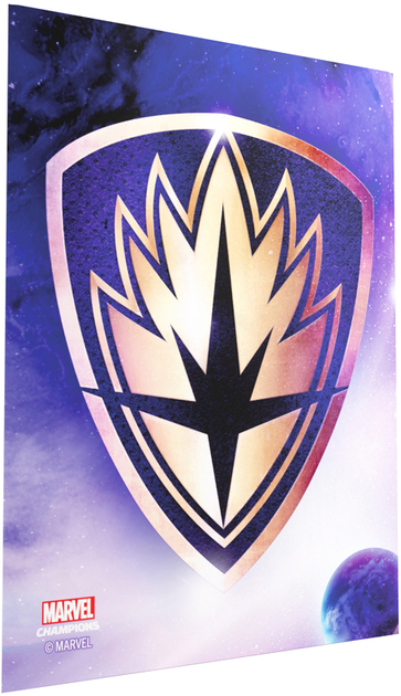 Сорочки для карт Gamegenic до гри Marvel Champions Fine Art Sleeves 66 x 92 мм Guardians Logo 50 + 1 шт (4251715411889) - зображення 7