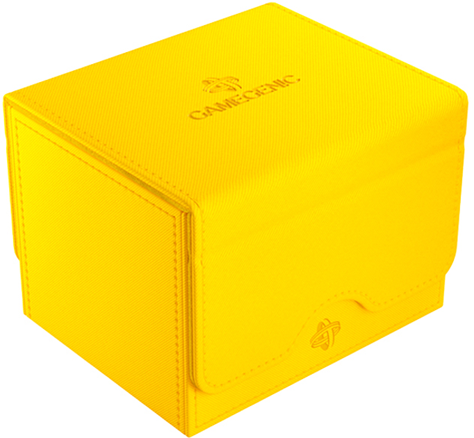 Pudełko na karty Gamegenic Sidekick 100+ XL Convertible 10.4 x 9.6 x 7.8 cm Yellow (4251715412046) - obraz 1