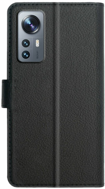 Etui z klapką Xqisit Slim Wallet do Xiaomi 12/12X Black (4029948216584) - obraz 2