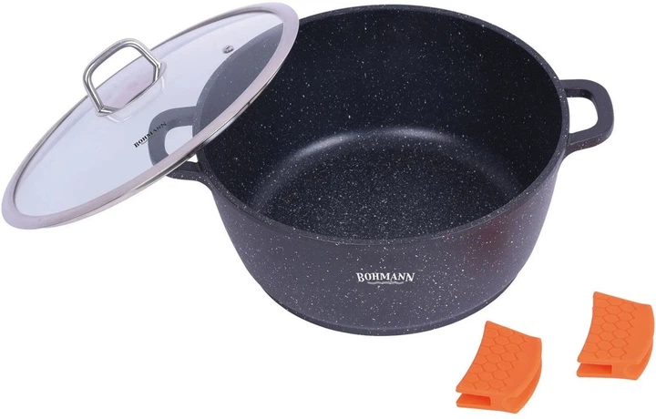 Каструля з мармуровим покриттям Bohmann BH-7350-22 см 3.0 л - зображення 4