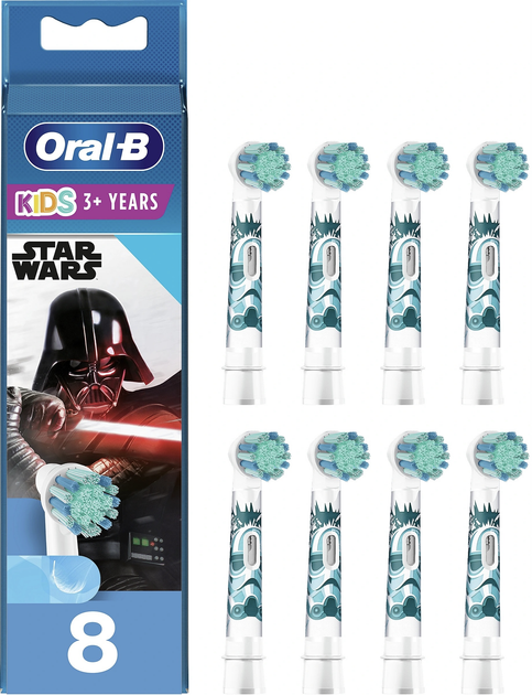 Насадки для электрической зубной щетки Oral-B Kids 3+ Star Wars (81748450) - изображение 1