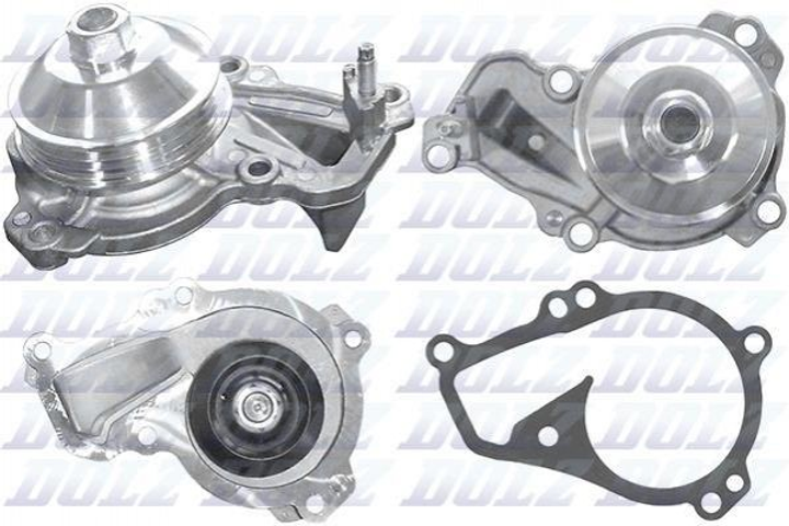 Водяний насос DOLZ C150 Citroen C1, C4, C-Elysee, DS3, C3; Opel Crossland X; Peugeot 208, 108, 2008, 308 9803442480, 3639521, 1635181780 - зображення 1