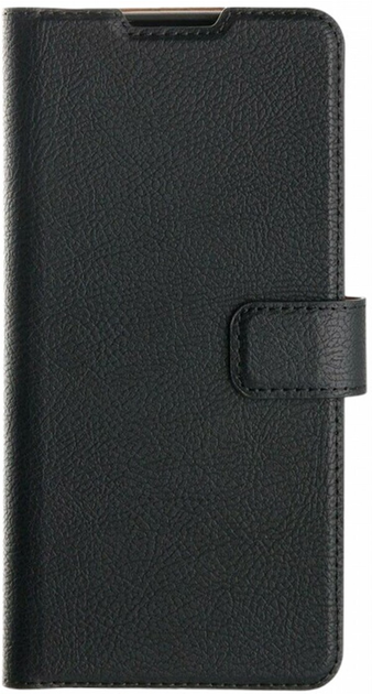Etui z klapką Xqisit Slim Wallet Selection do Samsung Galaxy S21 FE Black (4029948220437) - obraz 1