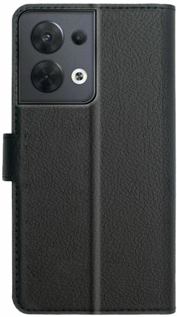 Etui z klapką Xqisit Slim Wallet Selection do Oppo Reno 8 Black (4029948221205) - obraz 2