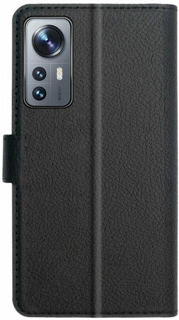 Etui z klapką Xqisit Slim Wallet Selection do Xiaomi 12 Lite Black (4029948220536) - obraz 2