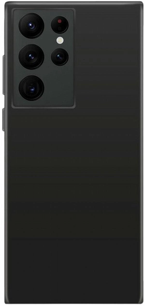 Панель Xqisit Silicone Case Case для Samsung Galaxy S22 Ultra Black (4029948218168) - зображення 1