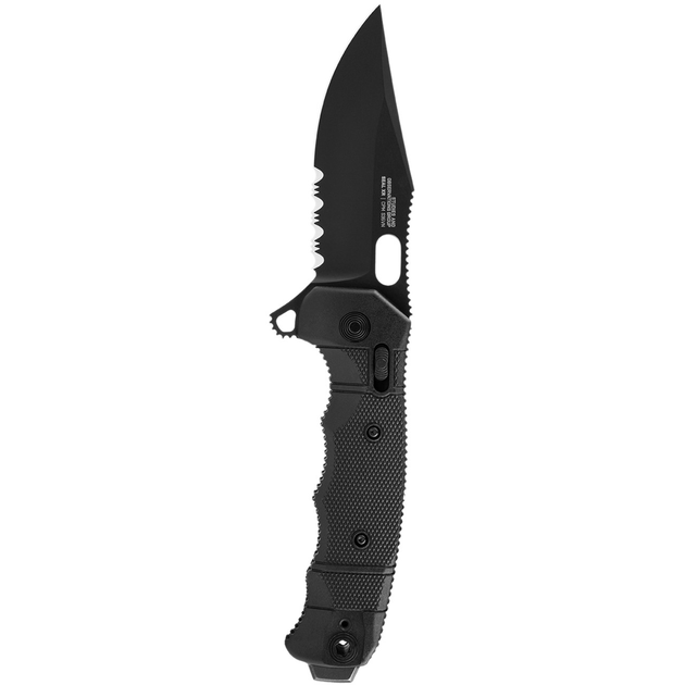 Нож складной SOG SEAL XR Partially Serrated черный - изображение 1