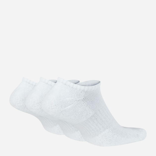 Набір чоловічих шкарпеток бавовняних 3 пари Nike Everyday Cushioned SX7673-100 45-48 Білий (888408294531) - зображення 2