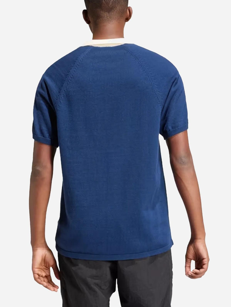 Сорочка бавовняна літня чоловіча Adidas Premium Knitted IU0223 L Синя (4066757908996) - зображення 2