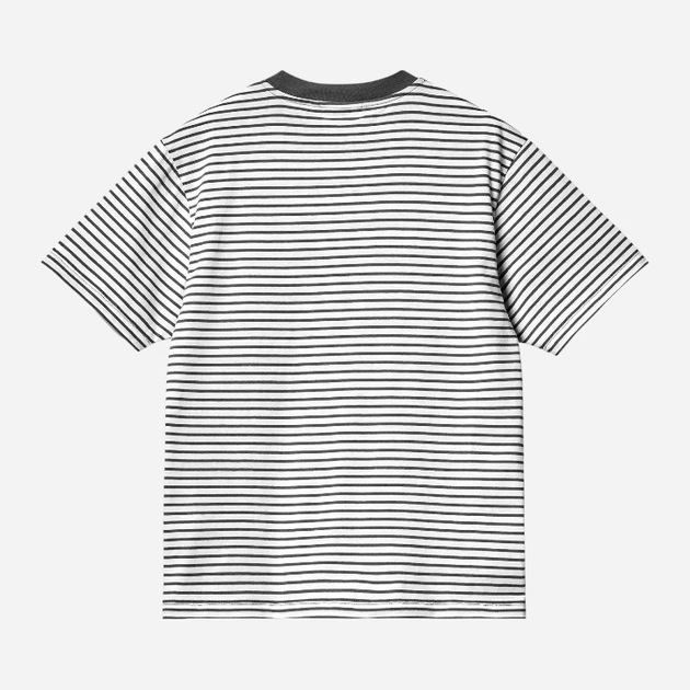 Koszulka bawełniana długa męska Carhartt WIP Coleeen W I031627-1Z9XX XS Czarny/Biały (4064958768562) - obraz 2