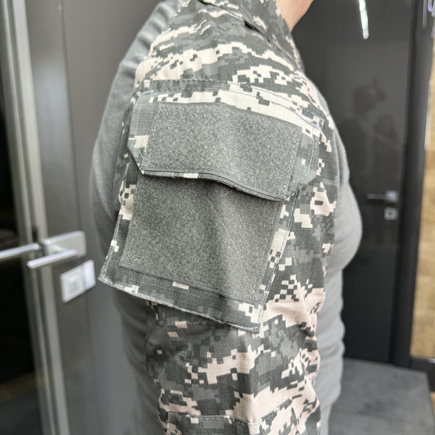 Армейська кофта Убакс, піксель НАТО, котон (бавовна), розмір M, Combat, тактична сорочка Убакс - зображення 2